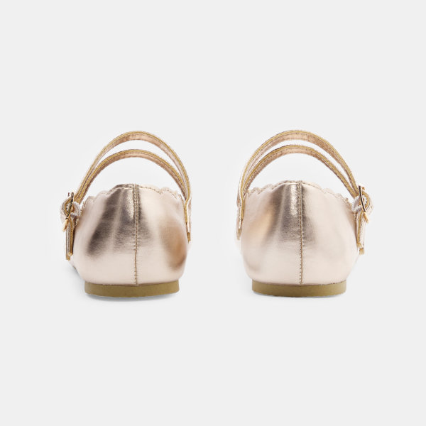 حذاء باليرينة أنيق وردي اللون للفتيات